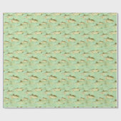 Bass Fish Pattern  Cadeaupapier (Vlak)