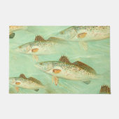 Bass Fish Pattern Deurmat (Voorkant)