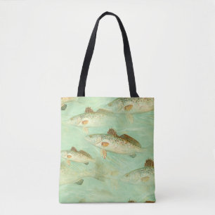 Bass Fish Pattern Draagtas