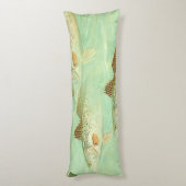 Bass Fish Pattern Lichaamskussen (Achterkant (Verticaal))