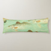 Bass Fish Pattern  Lichaamskussen (Voorkant)