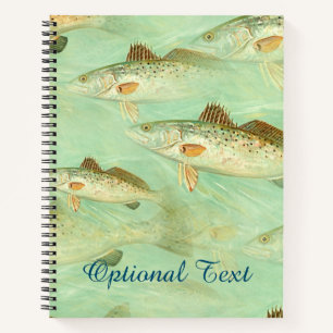 Bass Fish Pattern Notitieboek