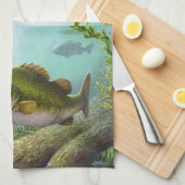 Bass Fish Theedoek (Quarter Fold)