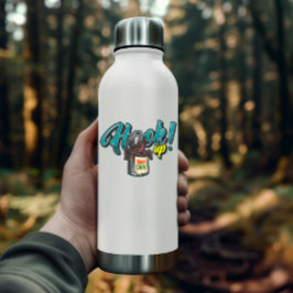 Bass Fish Worm Bait Hook | Afgesneden Sticker