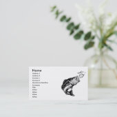 Bass Fisherman's Visitekaartjes (Staand voorkant)