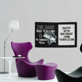 Bass Fishing Joyeux Anniversaire Bannière Ajouter