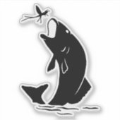 Bass Fishing stickers ordinateur portable (Devant)