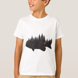Bass Gevist Forest - Largemouth Smallmouth Fisher T-shirt