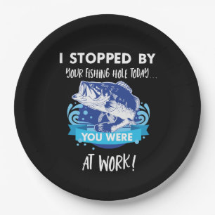 Bass Gevist Party Birthday Retirement Fish Fry Papieren Bordje