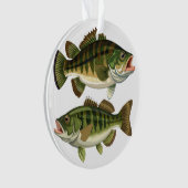 Bass Gevist Vissers en Vissers Ornament (voorkant)