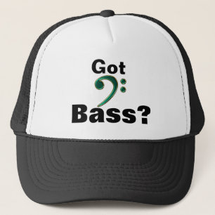Bass? Green Bass Clef Music Pet