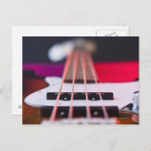Bass Guitar 3 Briefkaart (Voorkant / Achterkant)
