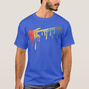 Bass Guitar Art voor gitarist Musician BassiPla T-shirt