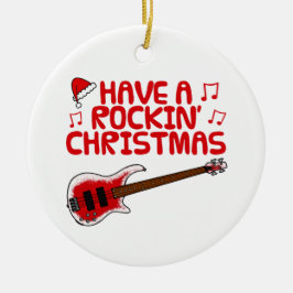 Bass Guitar Bassist Musician Kerst Ornament