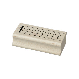 Bass Guitar Blank Fretboard Rubberstempel
