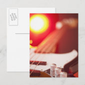 Bass Guitar Briefkaart (Voorkant / Achterkant)