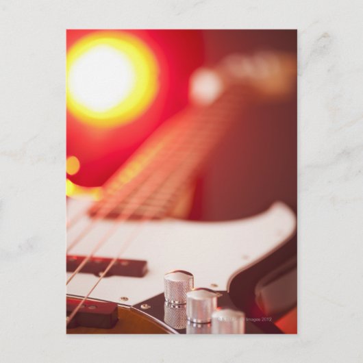 Bass Guitar Briefkaart (Voorkant)