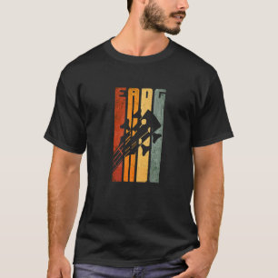 bass Guitar Eadg Tuning Retro Bassige Play T-shirt