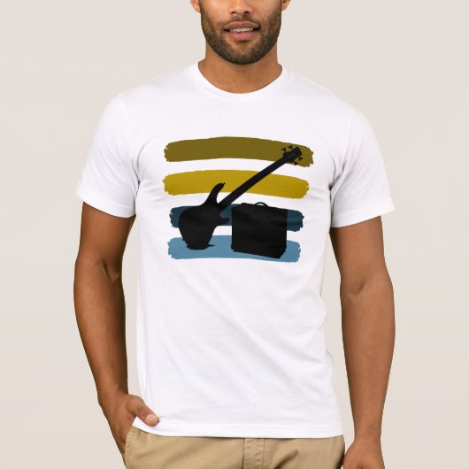 Bass Guitar en Amp Shirt (Voorkant)