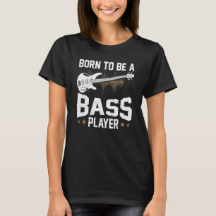 Bass Guitar Graphic Women and Man Bass Player T-shirt