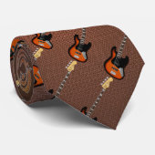 Bass Guitar Heaven Stropdas (Opgerold)