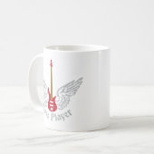 bass guitar koffiemok (Voorkant links)