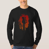Bass Guitar Lover Art Guitarist Bass Players Vinta T-shirt (Voorkant)