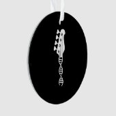 Bass Guitar Player Bassist Ornament (voorkant)