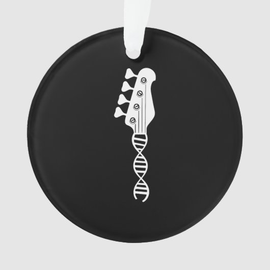 Bass Guitar Player Bassist Ornament (voorkant)