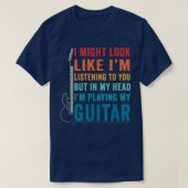 Bass Guitar Player But Guitarist Music Instrum T-shirt (Design voorkant)