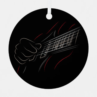 Bass Guitar Player Music Guitarist Musician Rock Metalen Ornament