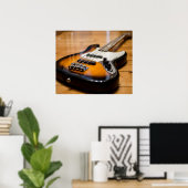 Bass Guitar Poster (Thuiskantoor)