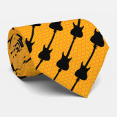 Bass Guitar Stripes Stropdas (Opgerold)