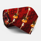 Bass Guitar Stropdas (Opgerold)