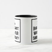 Bass Guitariste Super Talent. Mug à café à deux to (Centre)