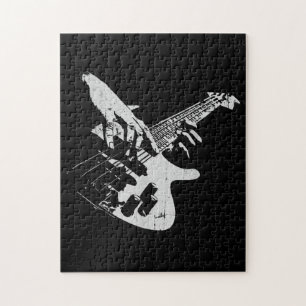 Bass Guiter Player Gift Bass Legpuzzel