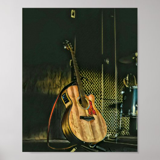 Bass guiter poster (Voorkant)
