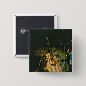 Bass guiter vierkante button 5,1 cm (Voorkant /achterkant)