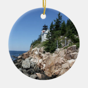 Bass Harbor Lighthouse 5 Keramisch Ornament