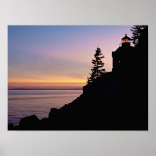 Bass Harbor vuurtoren op Mt. Desert Island, Poster