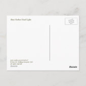 Bass Harbour Head Light Briefkaart (Achterkant)