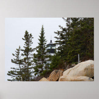 Bass Harbour Head Light Poster - 3