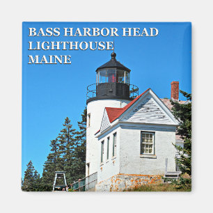Bass Harbour Head Lighthouse, Maine Carré Magnet