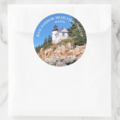 Bass Harbour Head Lighthouse Maine Grote Stickers (Tas)