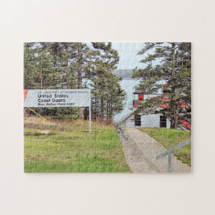 Bass Harbour Head Lighthouse, Maine Jigzaag Puzzle Legpuzzel