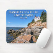 Bass Harbour Head Lighthouse, Maine Mousepad Muismat (Met muis)