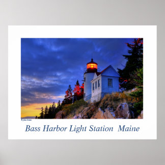 Bass Harbour Light, Maine Poster