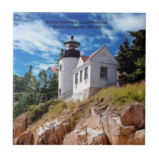 Bass Harbour Lighthouse, Bass Harbour Maine Tegeltje