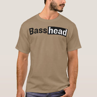 Bass Head Guitar Music Lover EDM Dubstep Rave Head T-shirt