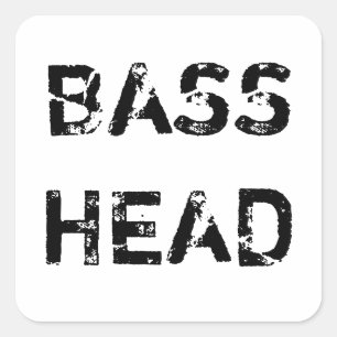 Bass Head sticker